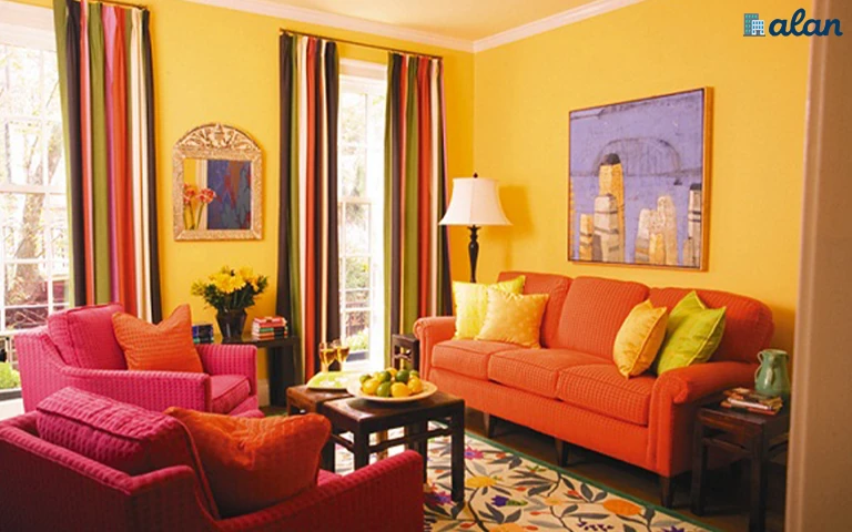 تأثیر رنگهای گرم و سرد در دکوراسیون داخلی خانه